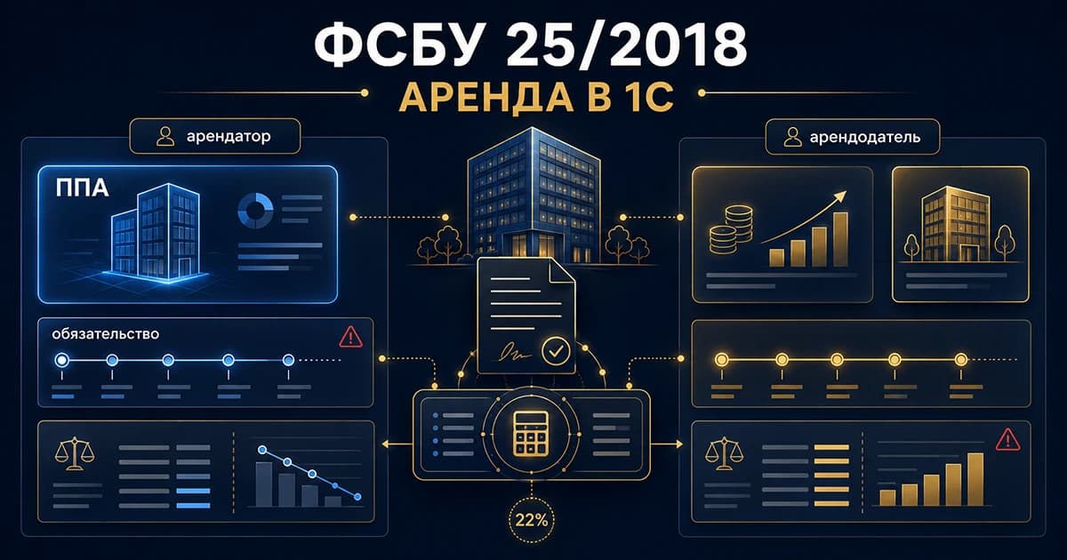 ФСБУ 25/2018: учёт аренды у арендатора и арендодателя в 2026 году