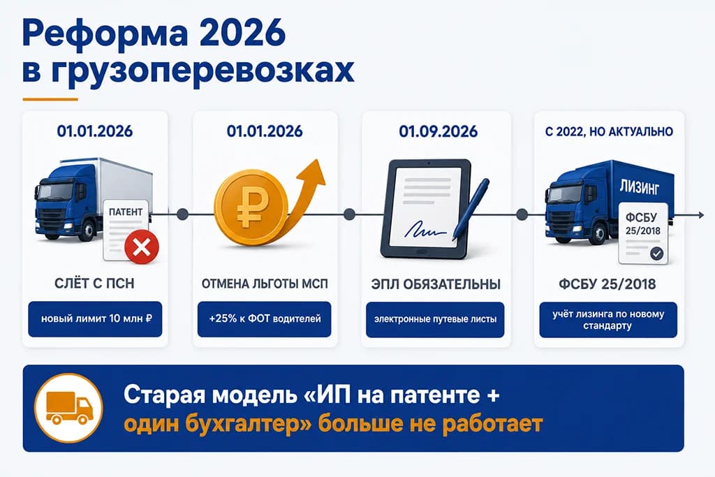 Инфографика: Грузоперевозки — ключевая механика отрасли