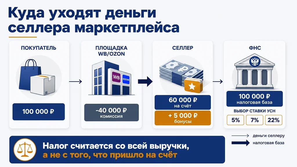 Инфографика: Маркетплейсы — ключевая механика отрасли