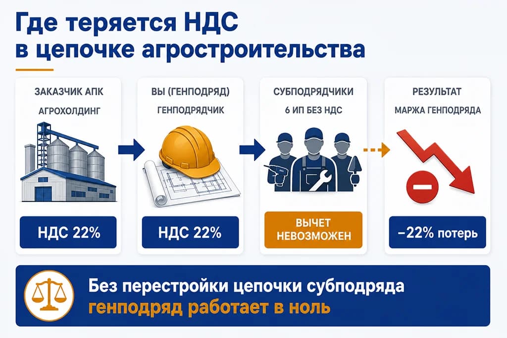 Инфографика: Стройка для агросектора — ключевая механика отрасли